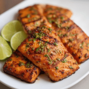 Best Grilled Salmon Recipe with Lime & Herbs