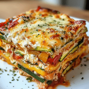 High Protein Veggie Lasagna: Easy & Healthy Recipe
