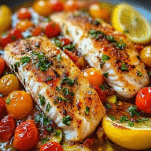 Cozy Mediterranean Baked Fish (Easy 30-Minute Recipe)