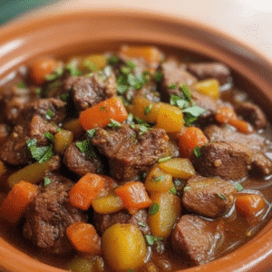 Authentic Moroccan Harissa Lamb Tagine Recipe