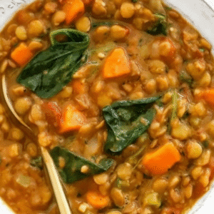 Easy One Pot Lentil Soup (Instant Pot Recipe)