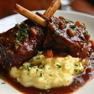 Slow Braised Lamb Shanks (No Wine) | Tender Recipe