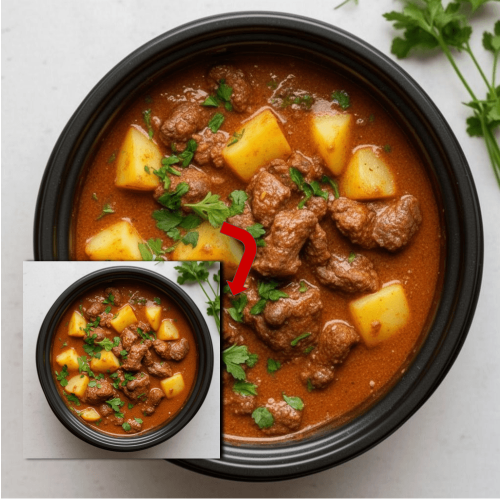 Slow Cooker Beef and Potato Curry Recipe
