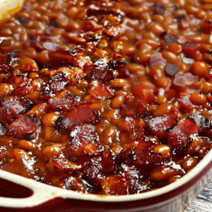Southern Baked Beans Beef Recipe - Sweet, Sticky & Savory