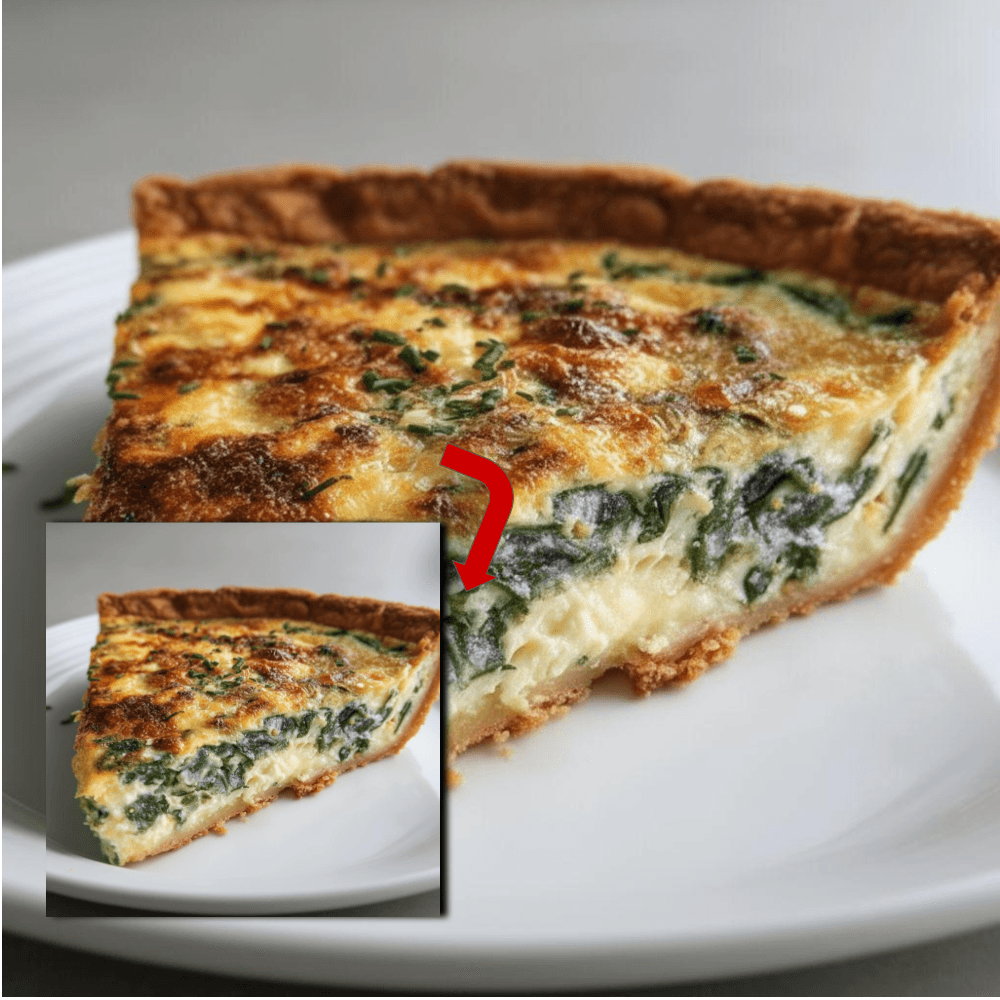 Vegetarian Spinach Feta Quiche Recipe