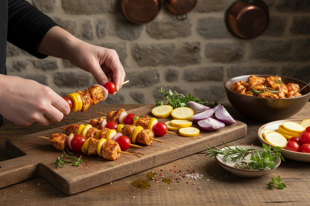 Authentic Shish Tawook Recipe preparation step 1