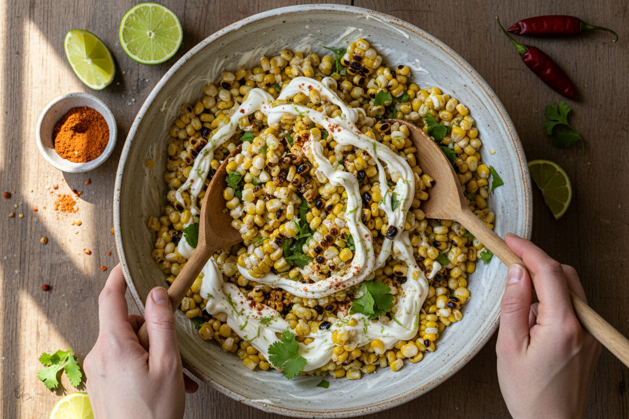 Best Mexican Street Corn Recipe preparation step 2
