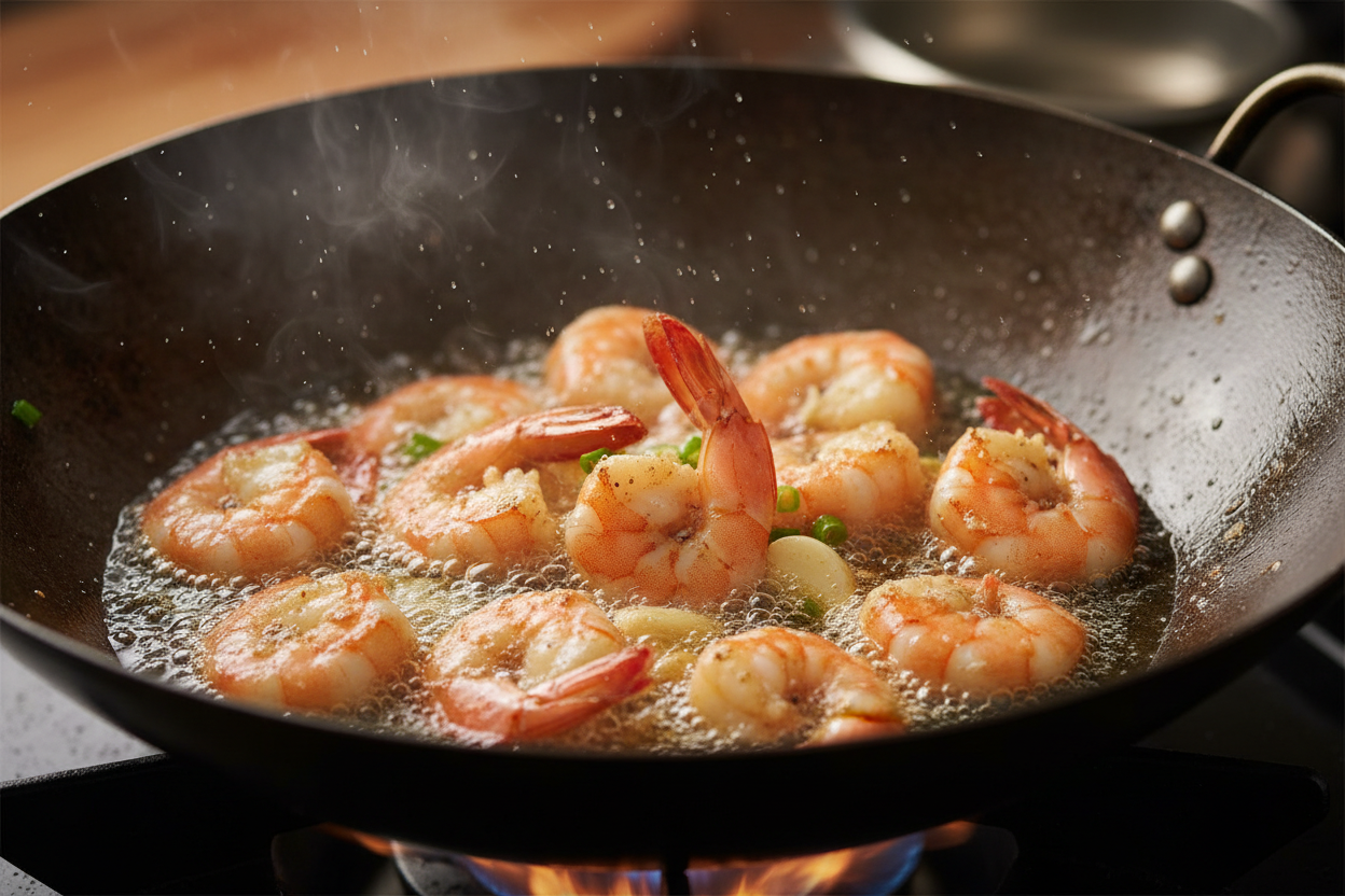 Best Shrimp Fried Rice – Easy Seafood Fried Rice & Hibachi Style preparation step 1