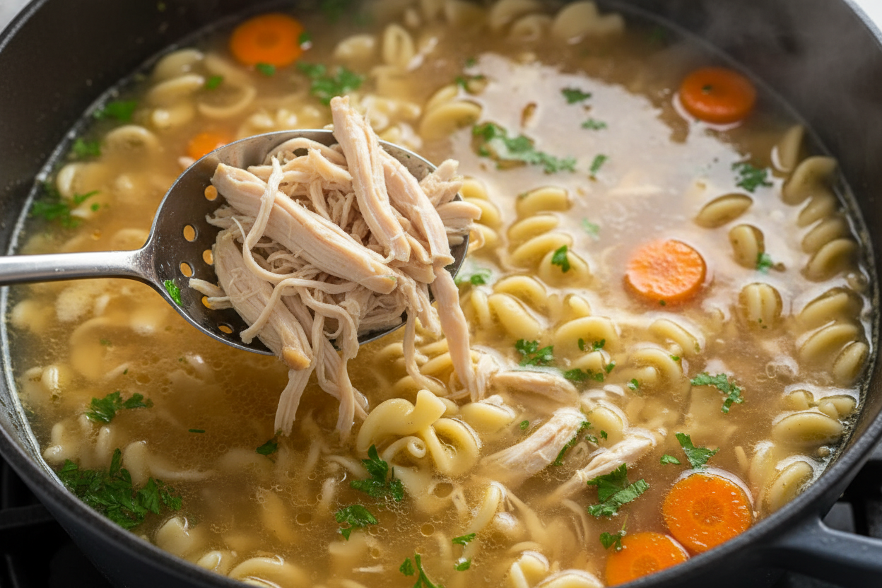 Chicken Noodle Soup preparation step 2