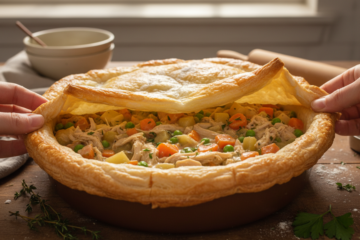 Chicken Pot Pie preparation step 2