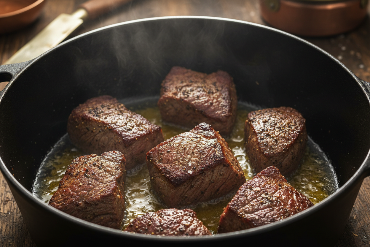 Classic Beef Bourguignon Recipe preparation step 1