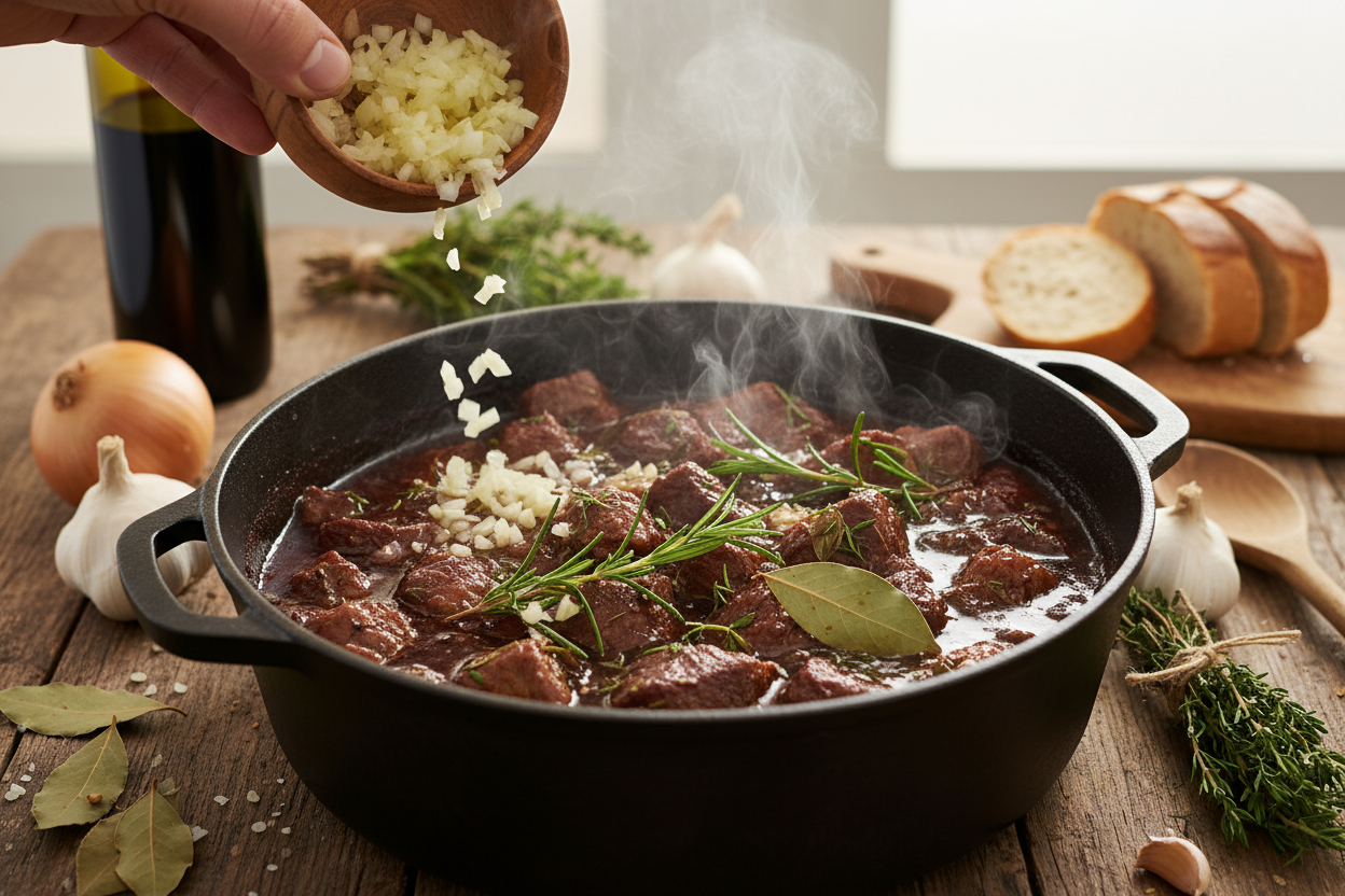 Classic Beef Bourguignon Recipe preparation step 2