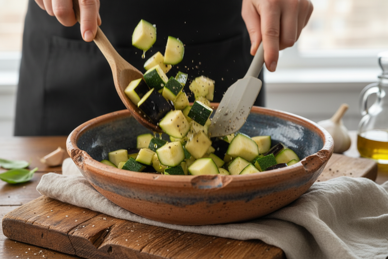 Cozy Roasted Vegetable Lasagna Recipe preparation step 1
