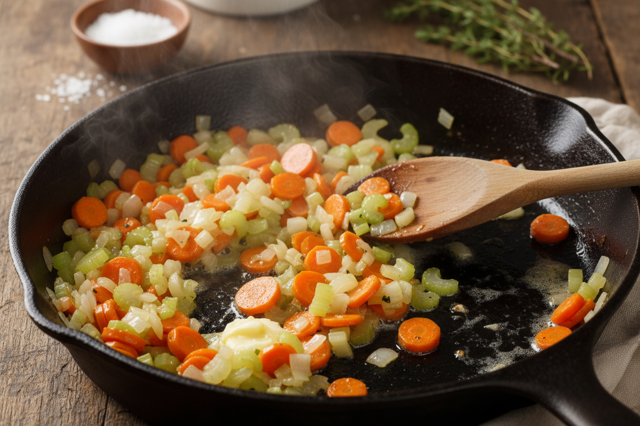 Cozy Up with Flaky Chicken Pot Pie Recipe preparation step 2