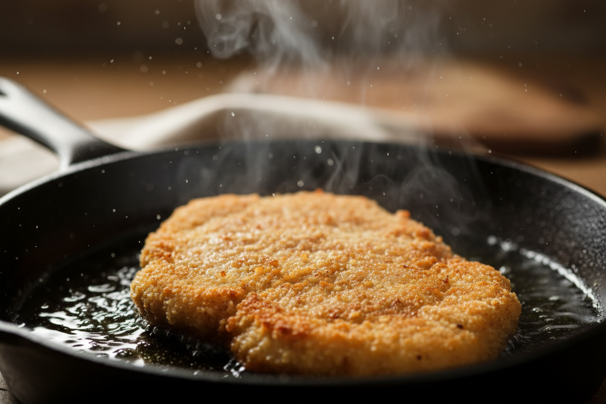 Crispy Chicken Milanese preparation step 2
