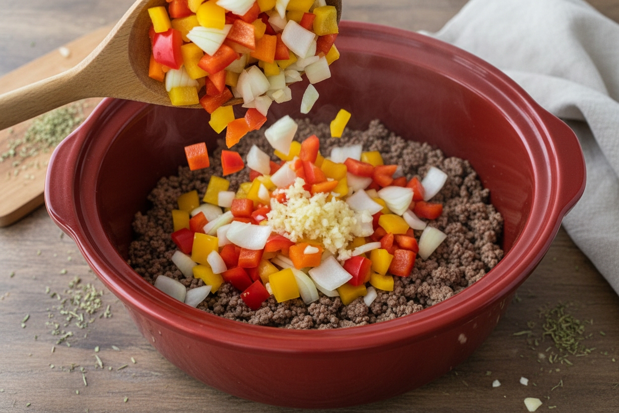 Crockpot Chili Recipe (Cook-off Winner!) preparation step 2