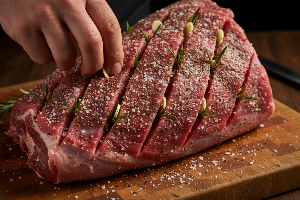 Delicious Slow Cooked Lamb Shoulder Recipe preparation step 1