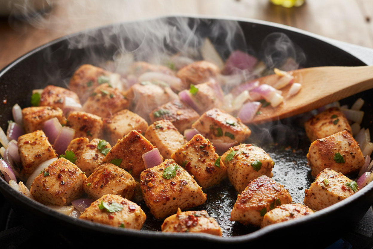 Easy Chicken Curry with Potatoes preparation step 1