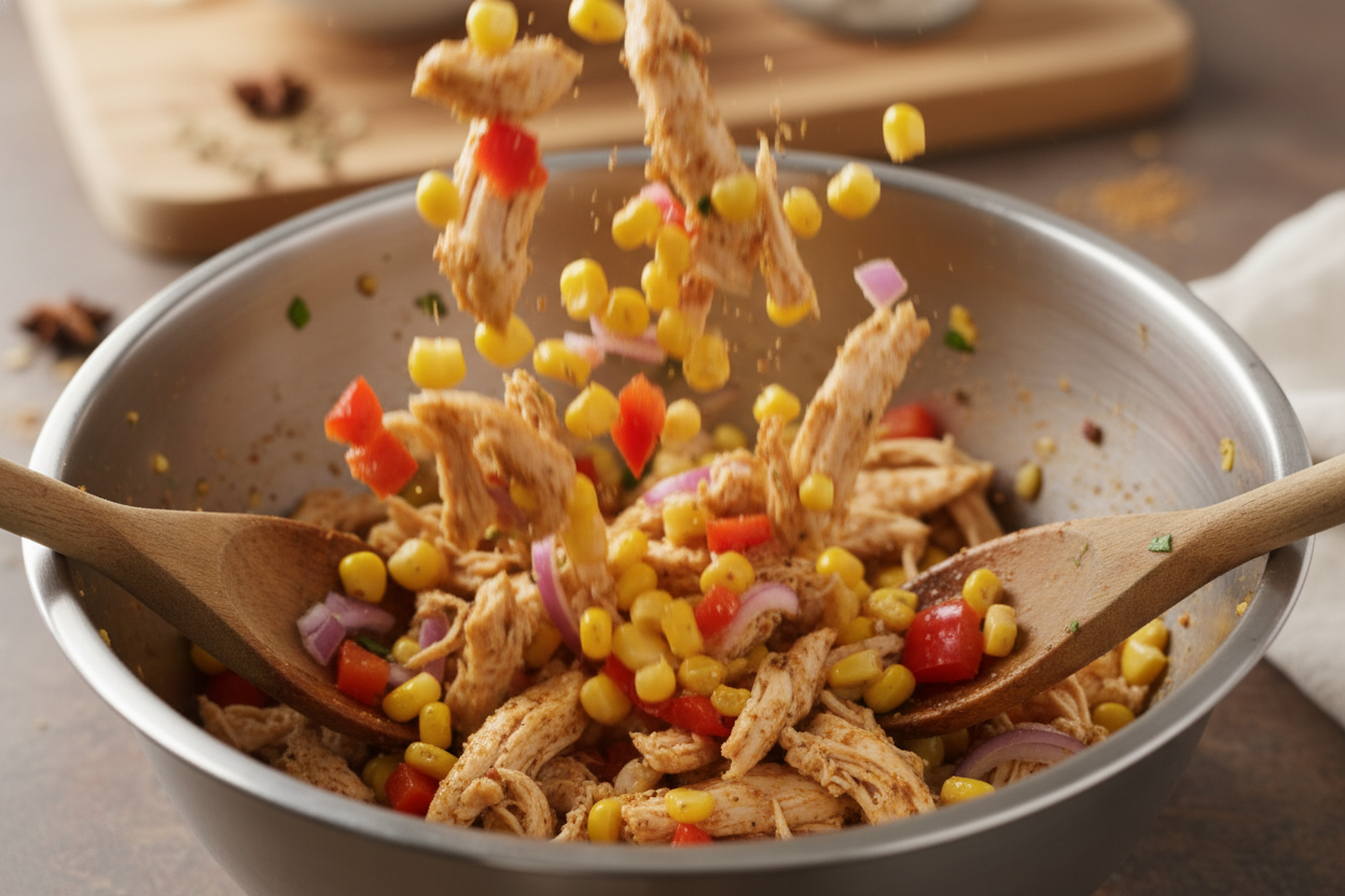 Easy Chicken Quesadilla Recipe preparation step 1