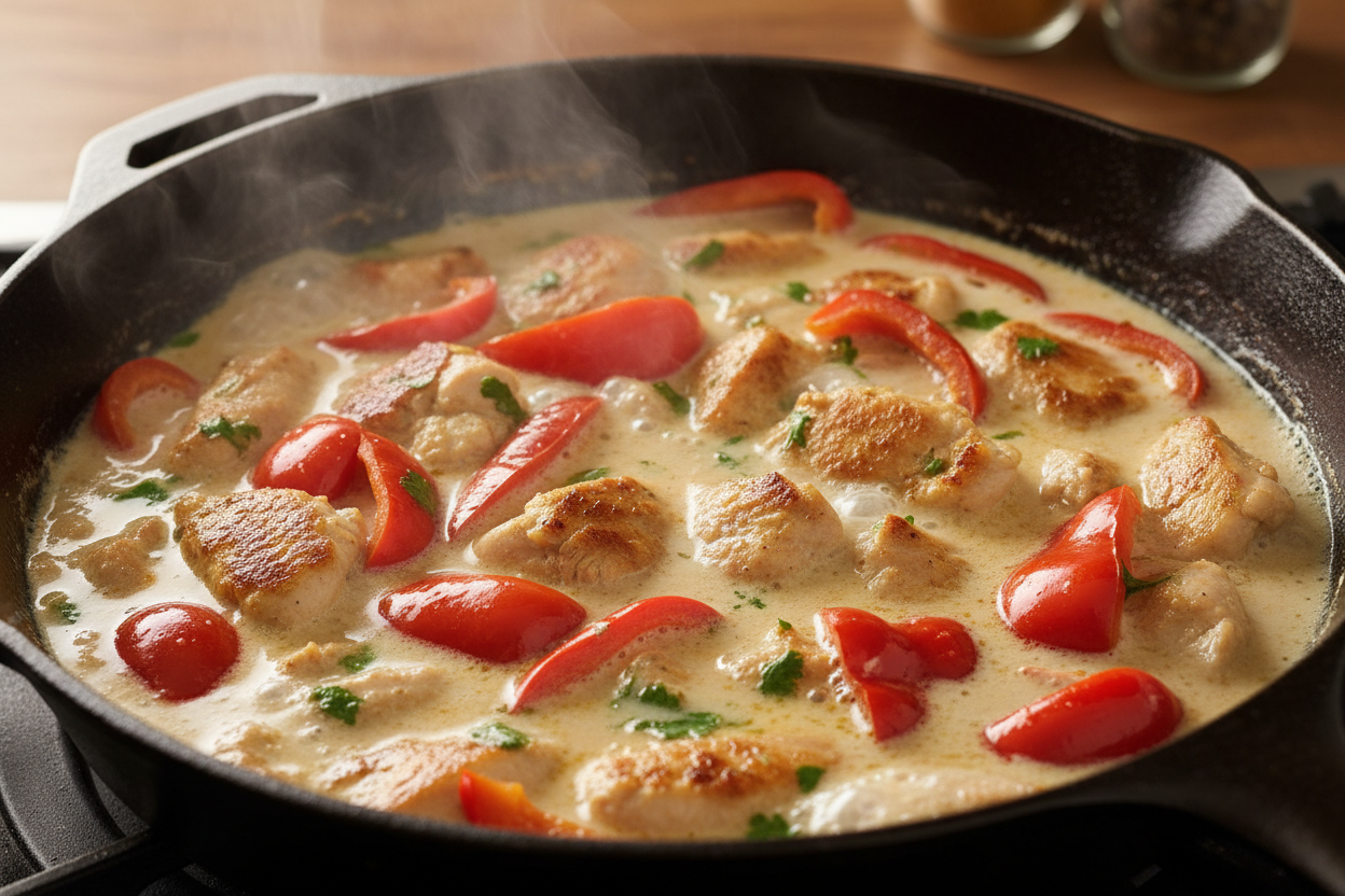 Easy Coconut Chicken Curry Recipe preparation step 1