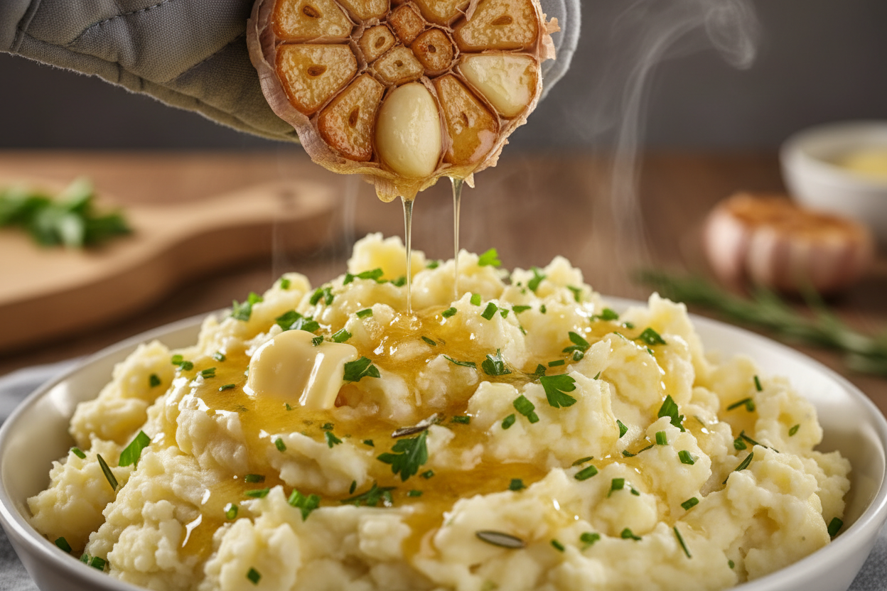 Easy Garlic Mashed Potatoes preparation step 2