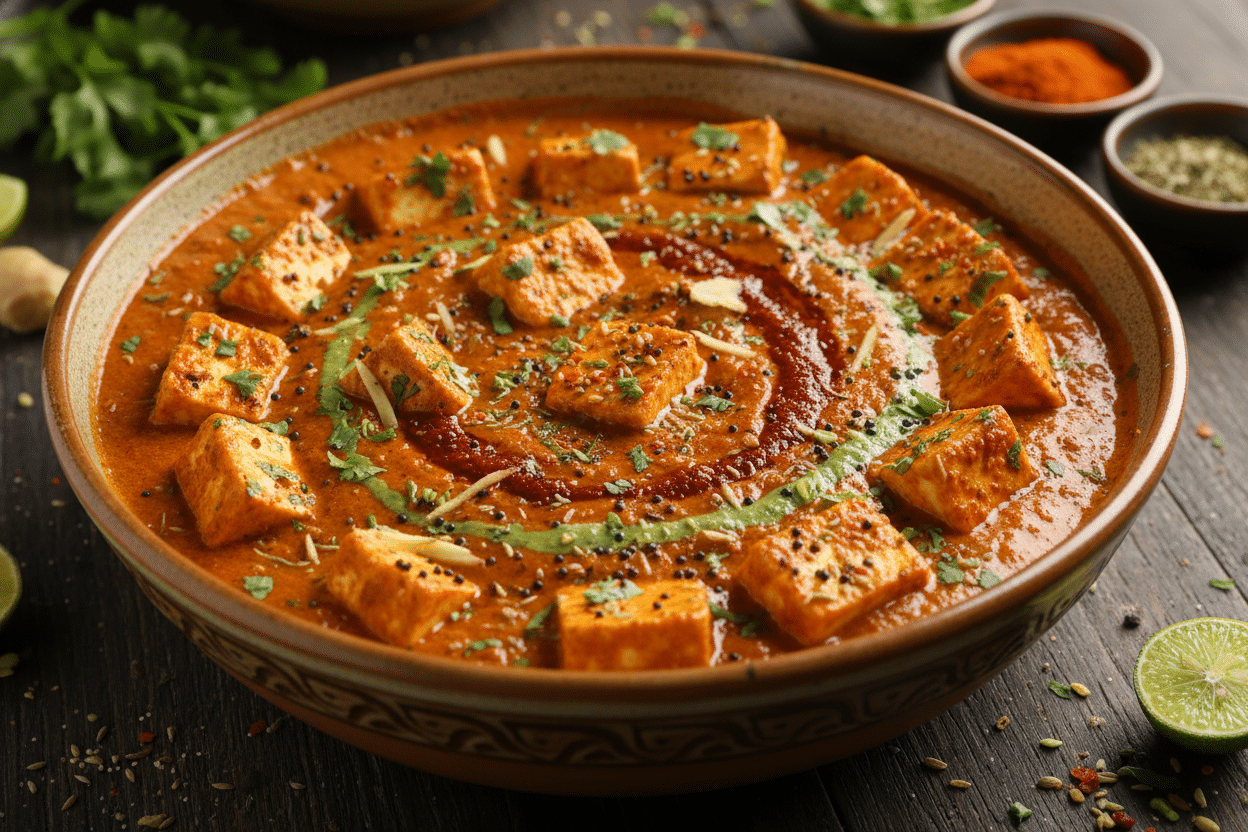 Easy Homemade Paneer Tikka Masala preparation step 1
