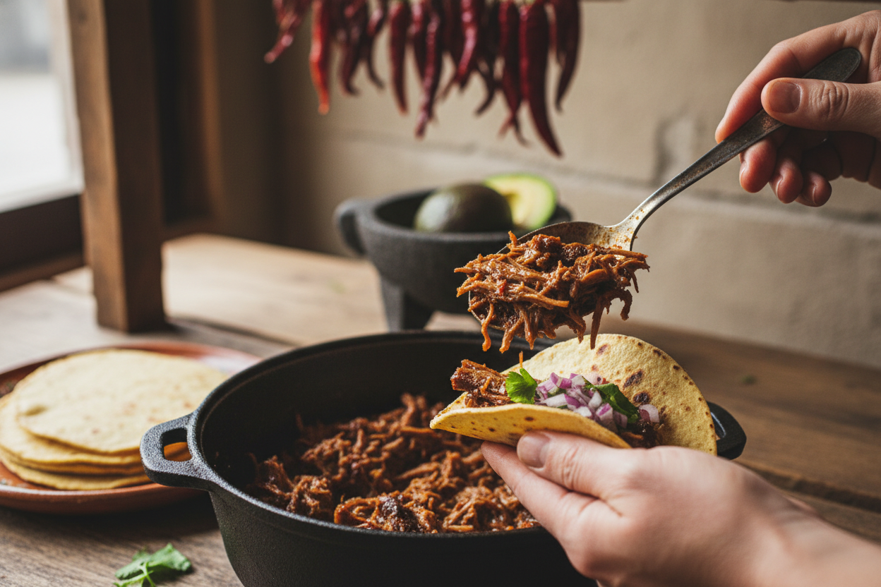 Easy Mole Poblano Enchiladas with Sesame & Cheese preparation step 1