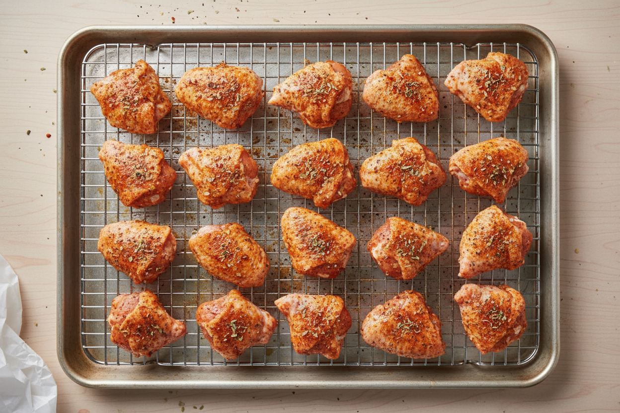 Easy Oven Baked Chicken Wings preparation step 2