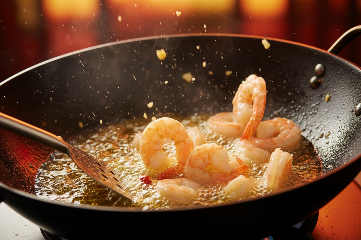 Easy Shrimp Fried Rice preparation step 1