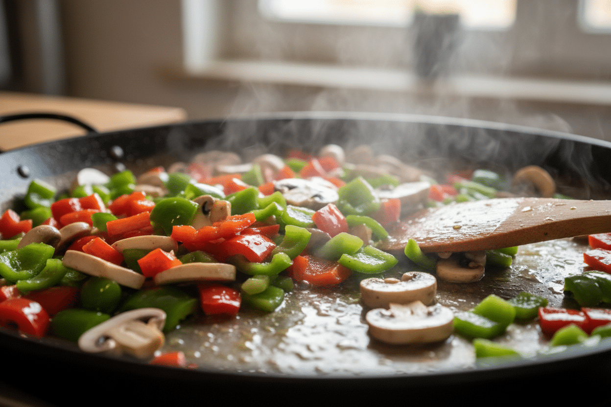 Easy Spanish Vegetable Paella: Ultimate Delicious Vibrant Dinner preparation step 1