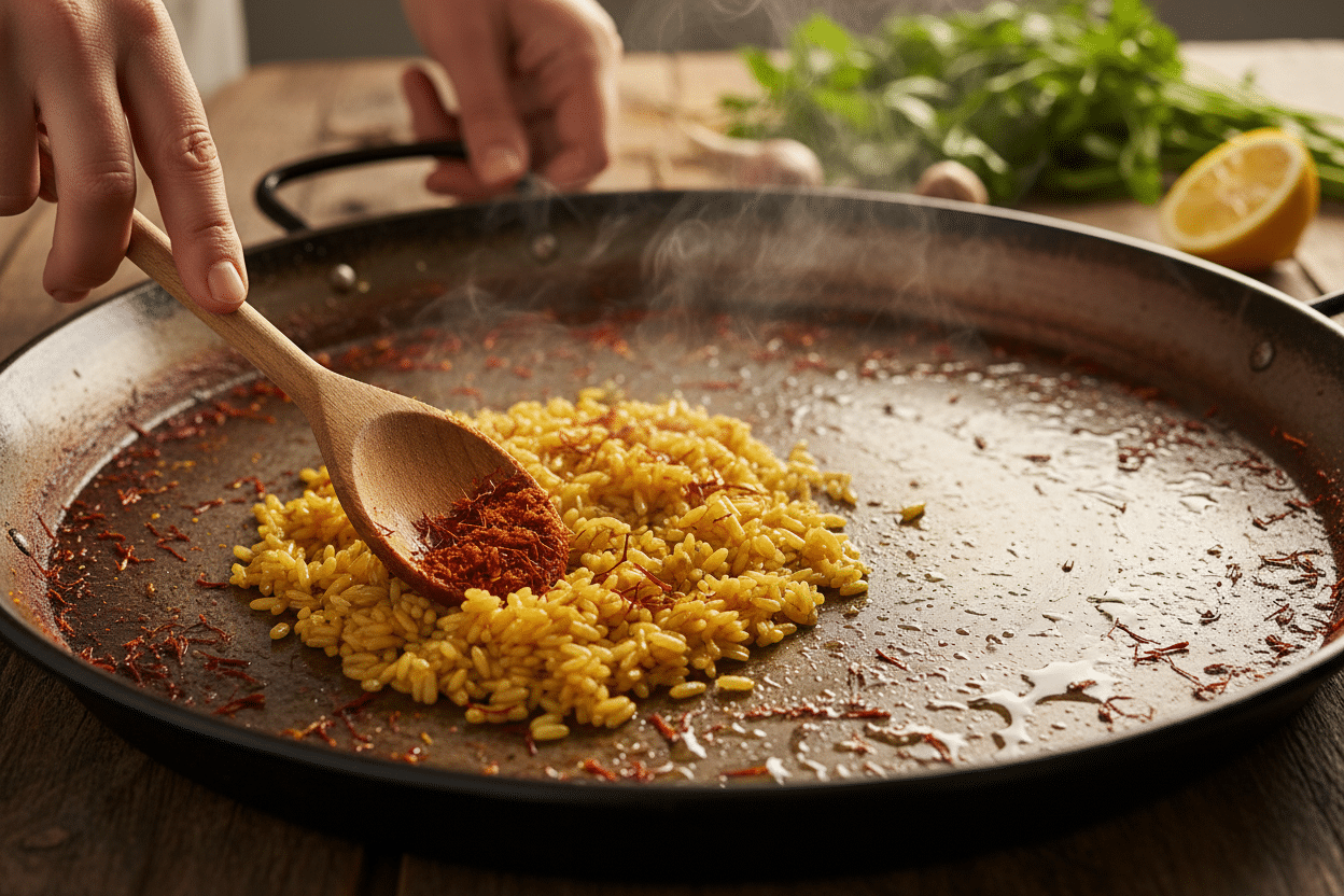 Easy Spanish Vegetable Paella: Ultimate Delicious Vibrant Dinner preparation step 2
