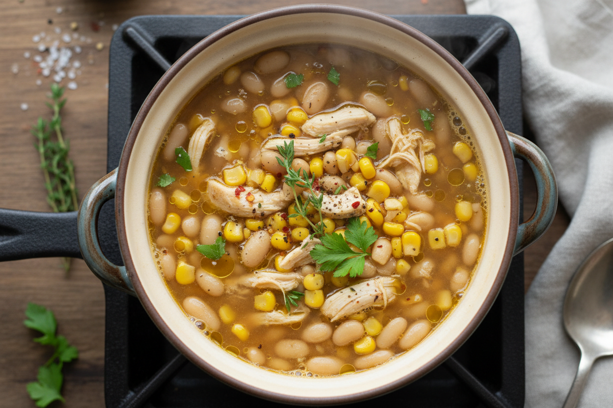 Easy White Chicken Chili preparation step 2