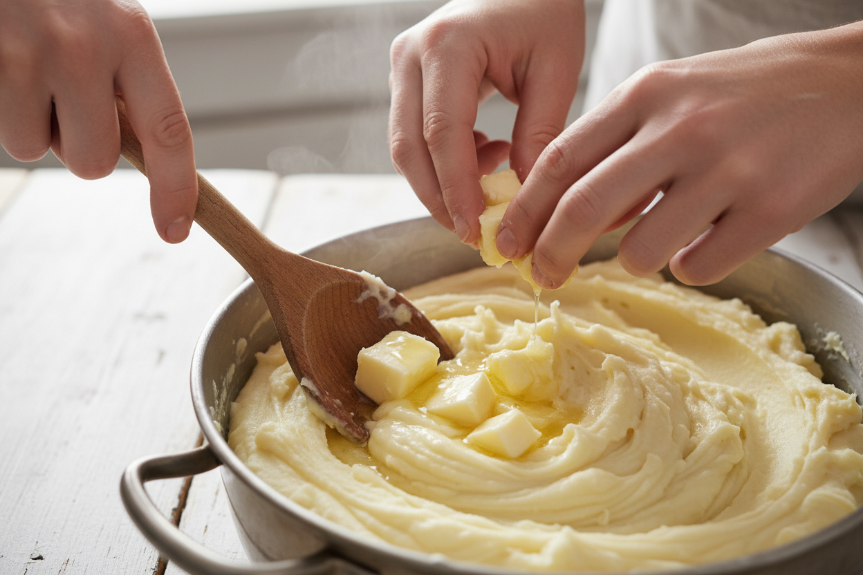 Gordon Ramsay's Perfect Mashed Potatoes preparation step 2