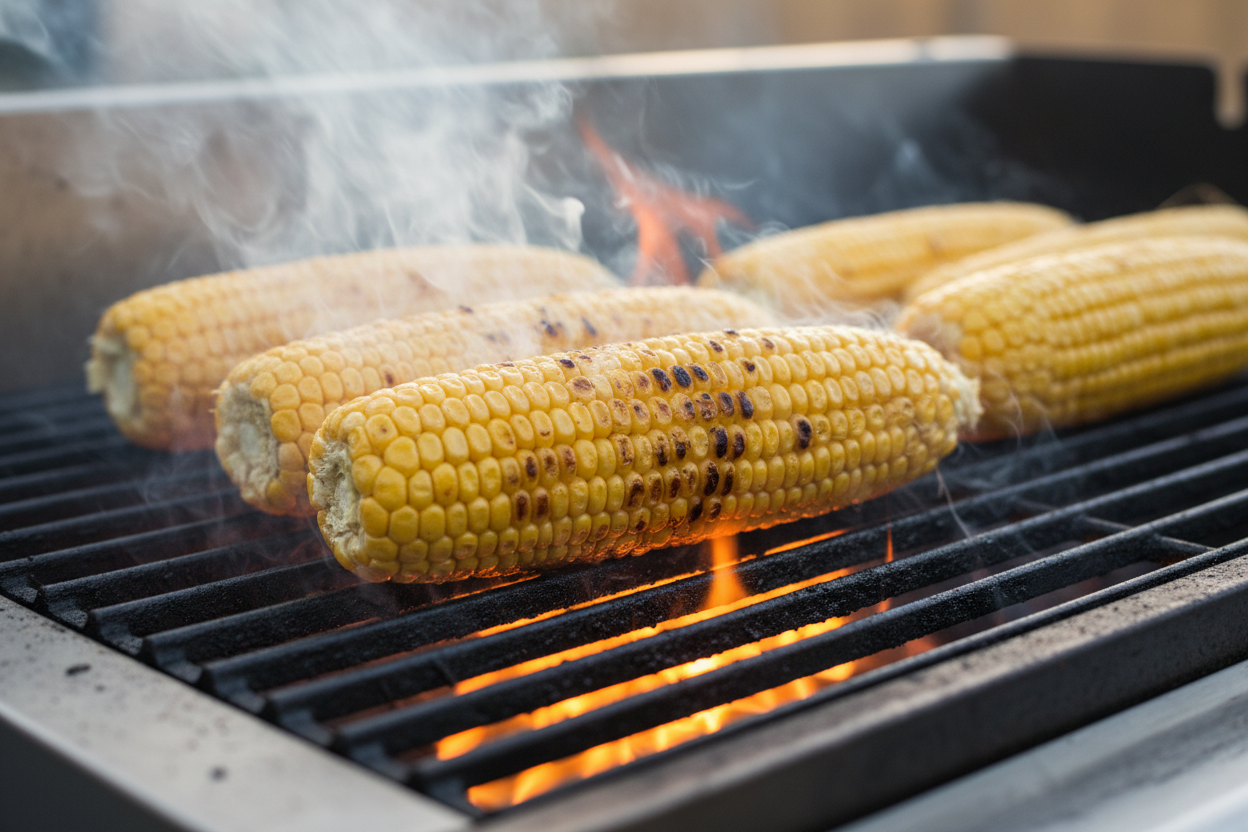 Grilled Chili Lime Butter Corn on the Cob preparation step 2