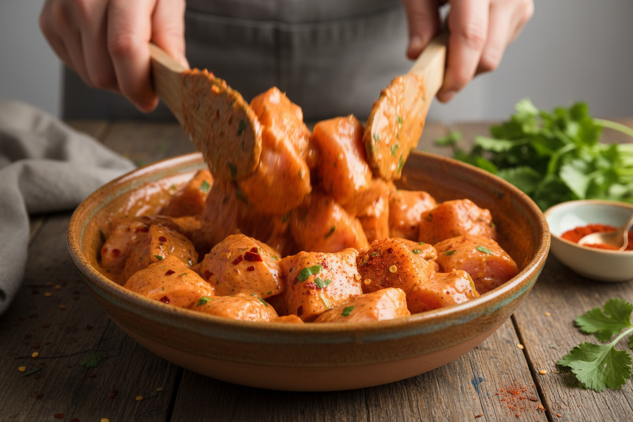 Juicy Shish Tawook: Easy Yogurt Marinated Chicken preparation step 1
