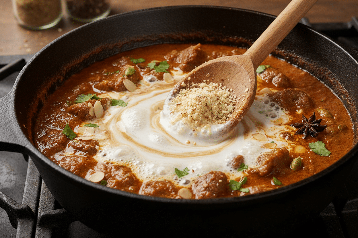 Lamb Korma Curry preparation step 2