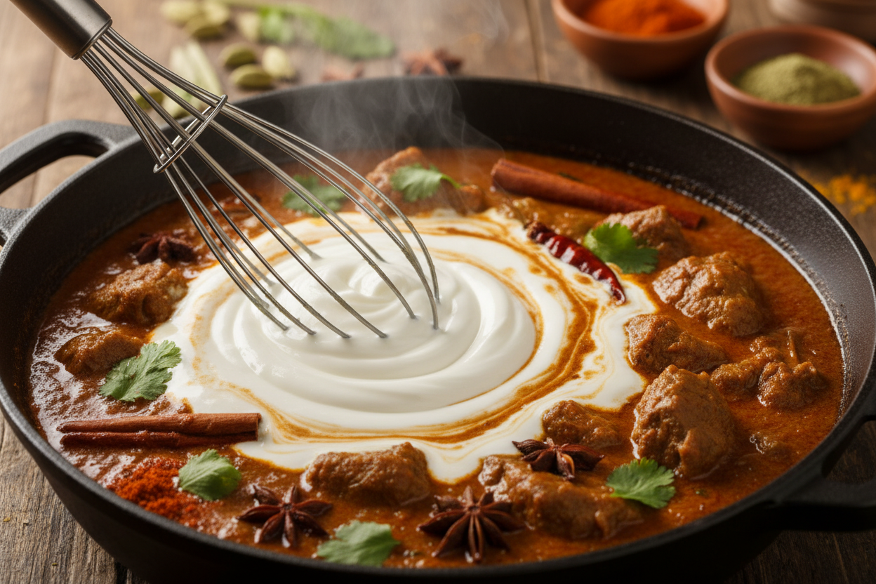 Lamb Rogan Josh: Slow Cooked Indian Lamb Curry preparation step 2
