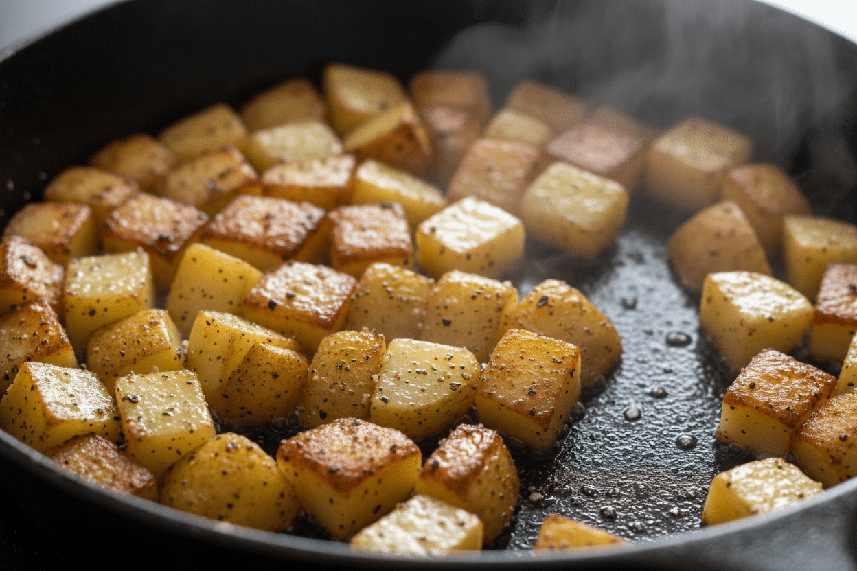 Loaded Beef Breakfast Hash preparation step 1