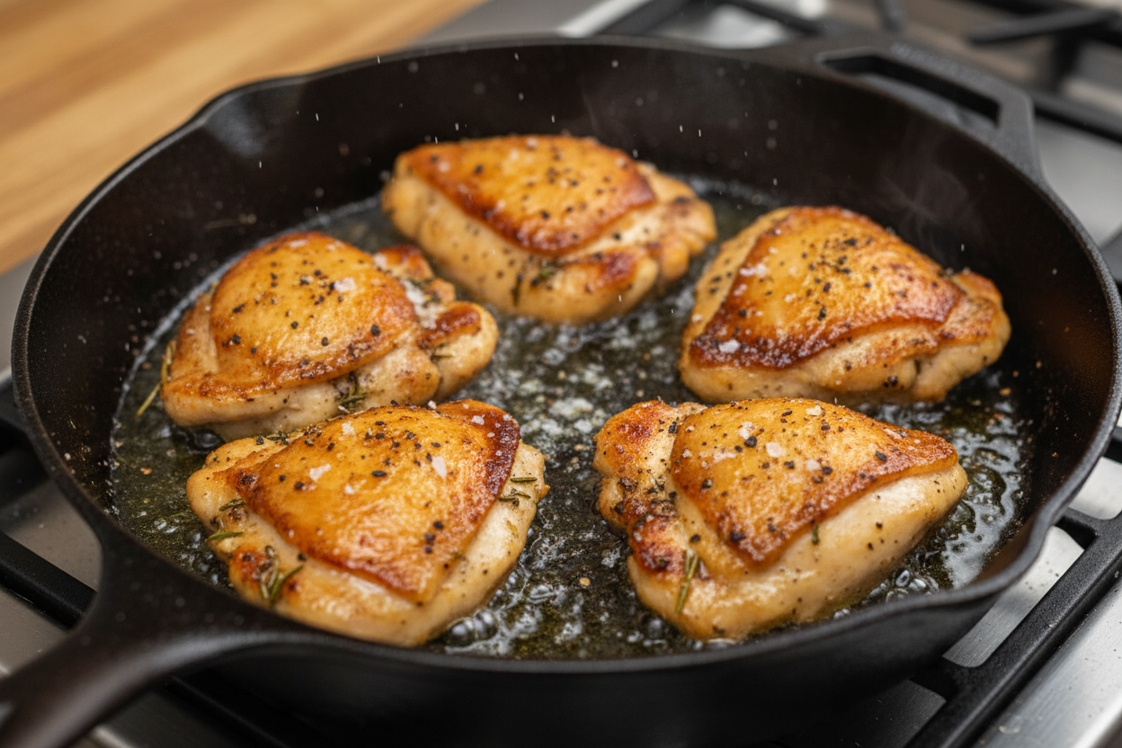 One-Pan Cowboy Butter Chicken Pasta preparation step 1