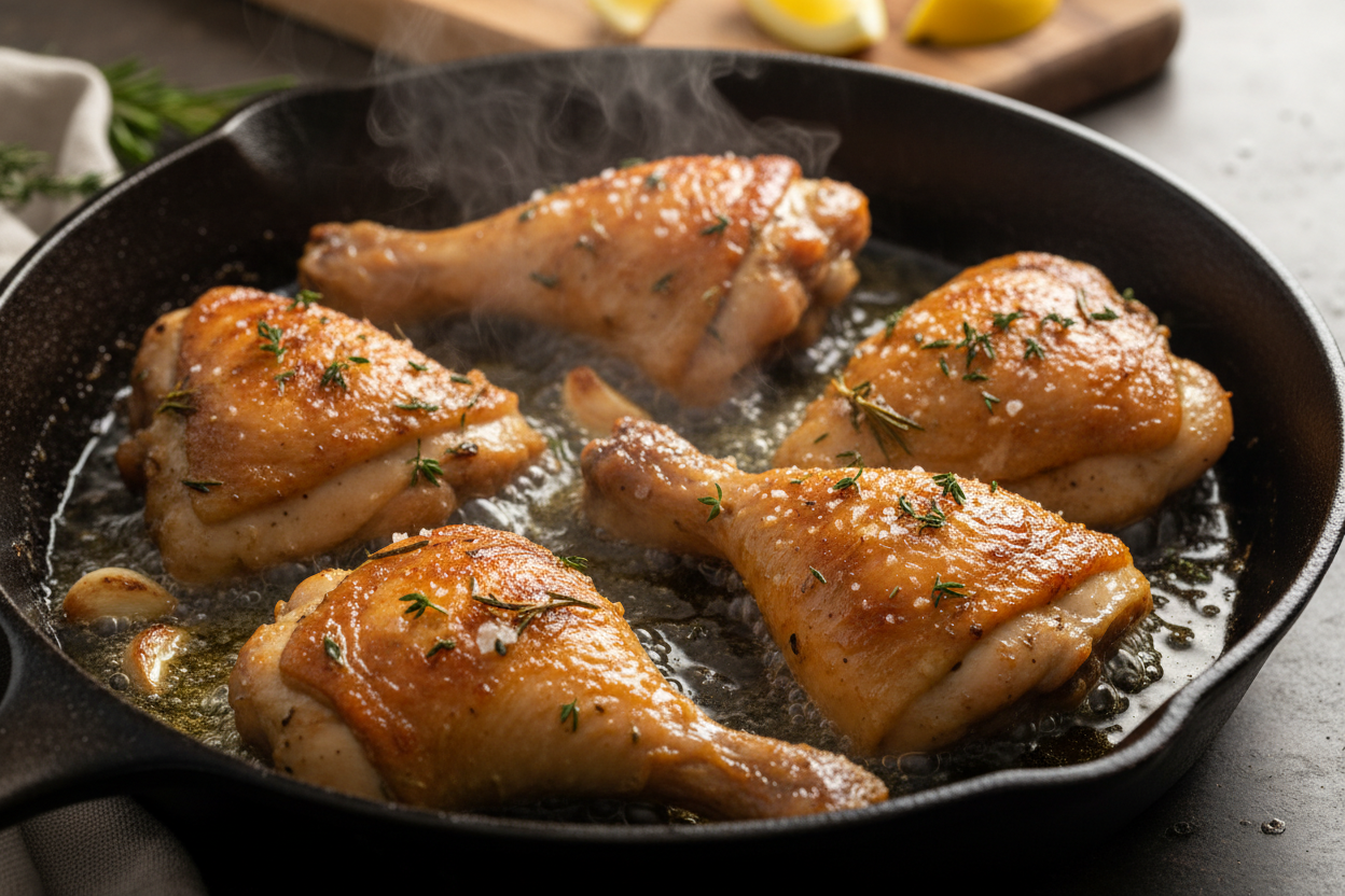 One-Pot Creamy Lemon Chicken Orzo preparation step 1