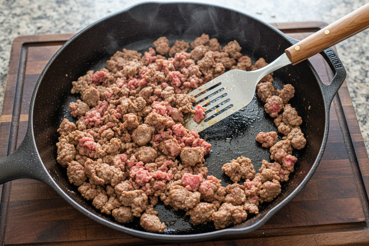 Quick Italian Stuffed Bell Peppers preparation step 1