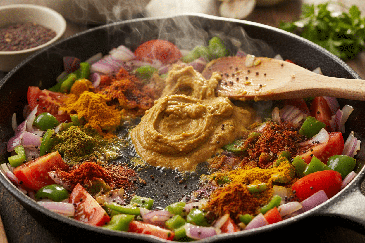 Ramadan Special Chana Masala Chaat preparation step 1