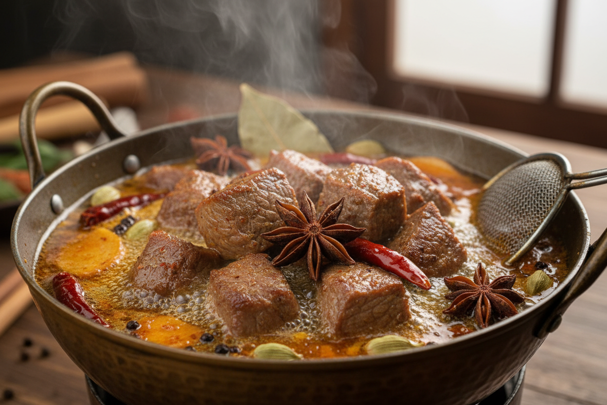 Rogan Josh (Kashmiri Lamb Curry) preparation step 2