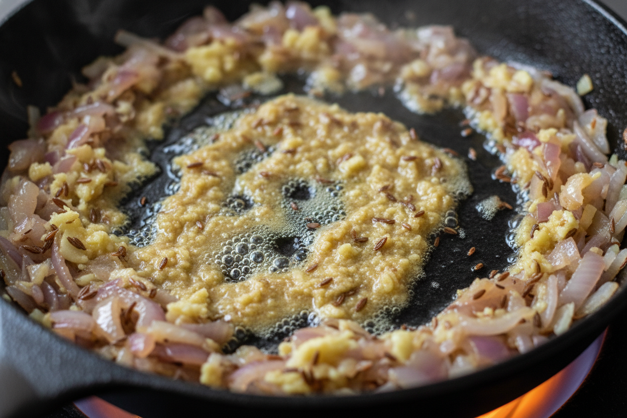 Simple Aloo Gobi Indian Cauliflower and Potatoes preparation step 2