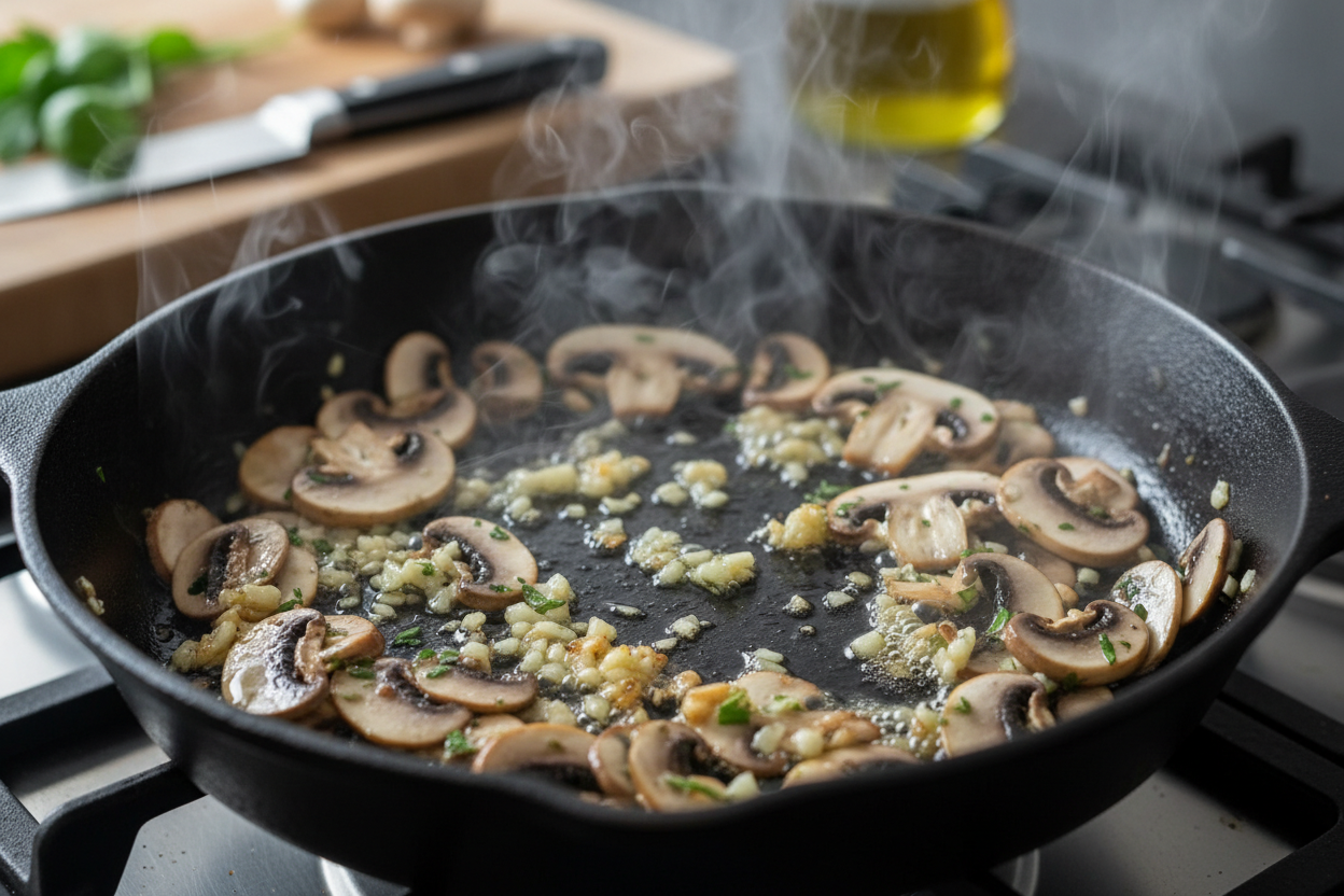 Spinach And Mushroom Quiche Recipe preparation step 1