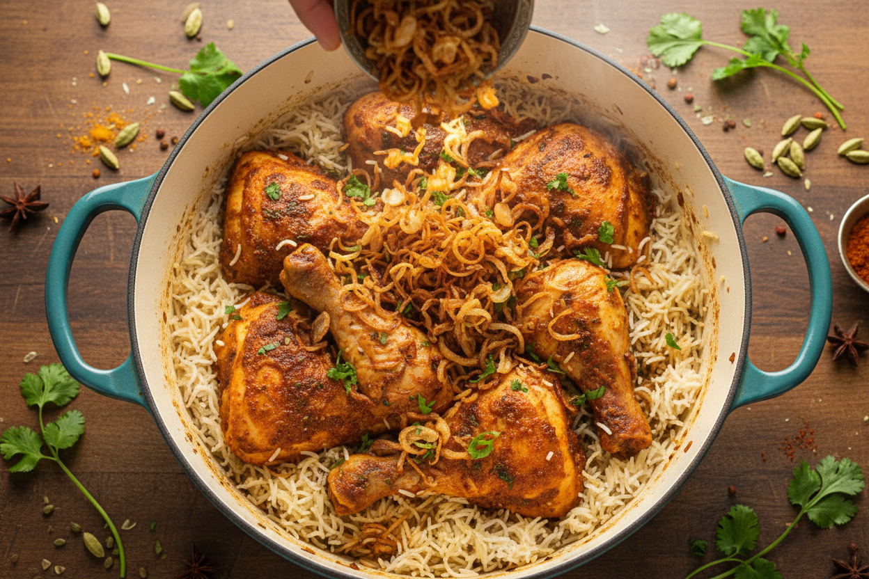 Ultimate Chicken Biryani Recipe – Easy & Flavorful Indian Classic preparation step 2