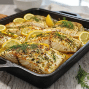 Easy Baked Lemon Dill Fish Recipe (Under 30 Min)