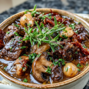 Hearty Beef and Mushroom Stew Recipe