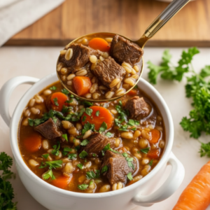 Best Beef Barley Soup Recipe (Crockpot or Stovetop)