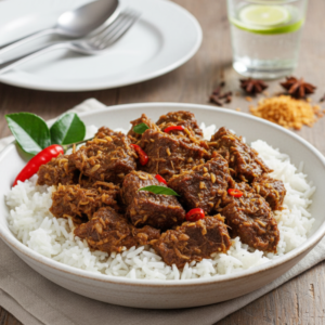 Authentic Beef Rendang Recipe (Rich & Tender)